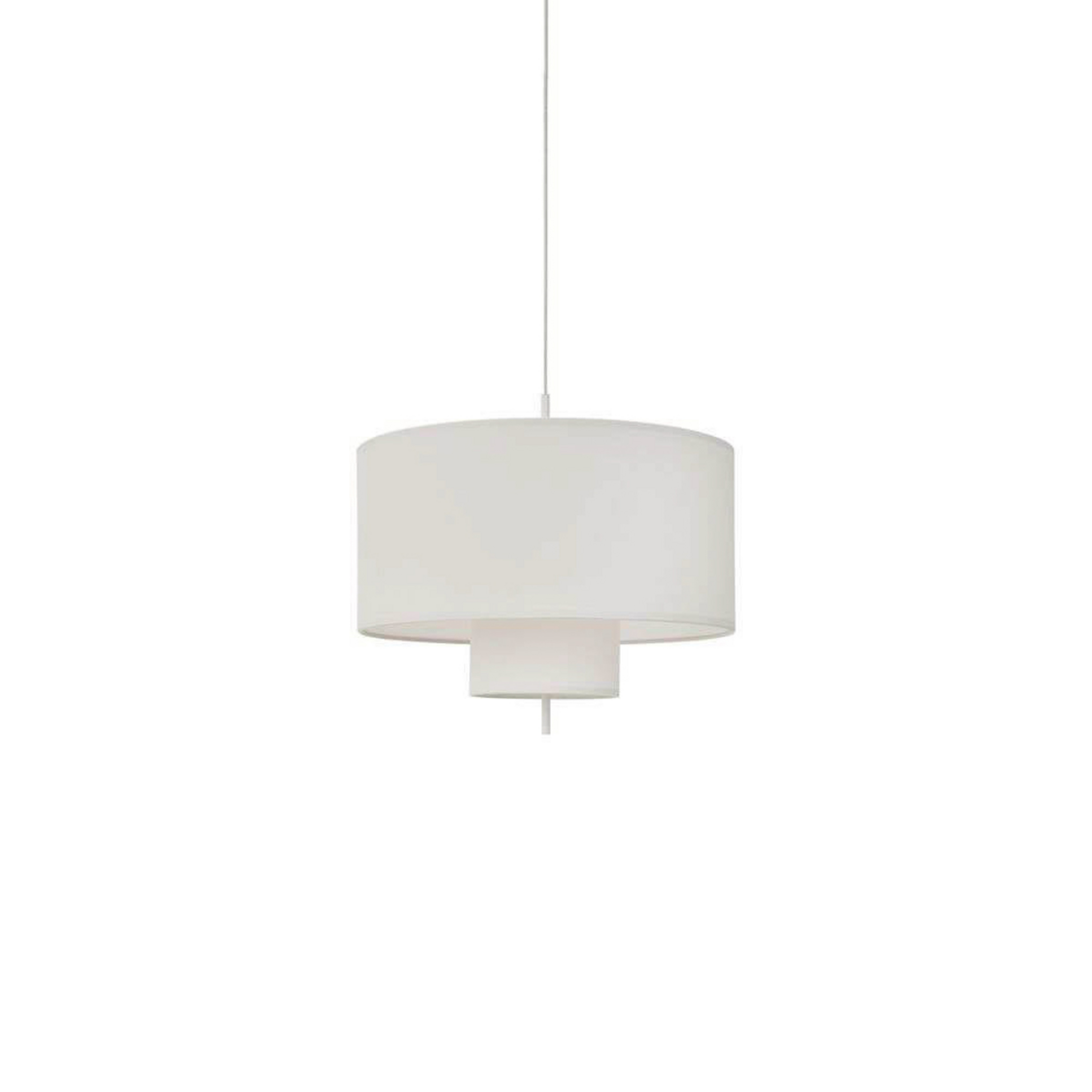 Margin hanglamp Ø70 White Canvas - New Works