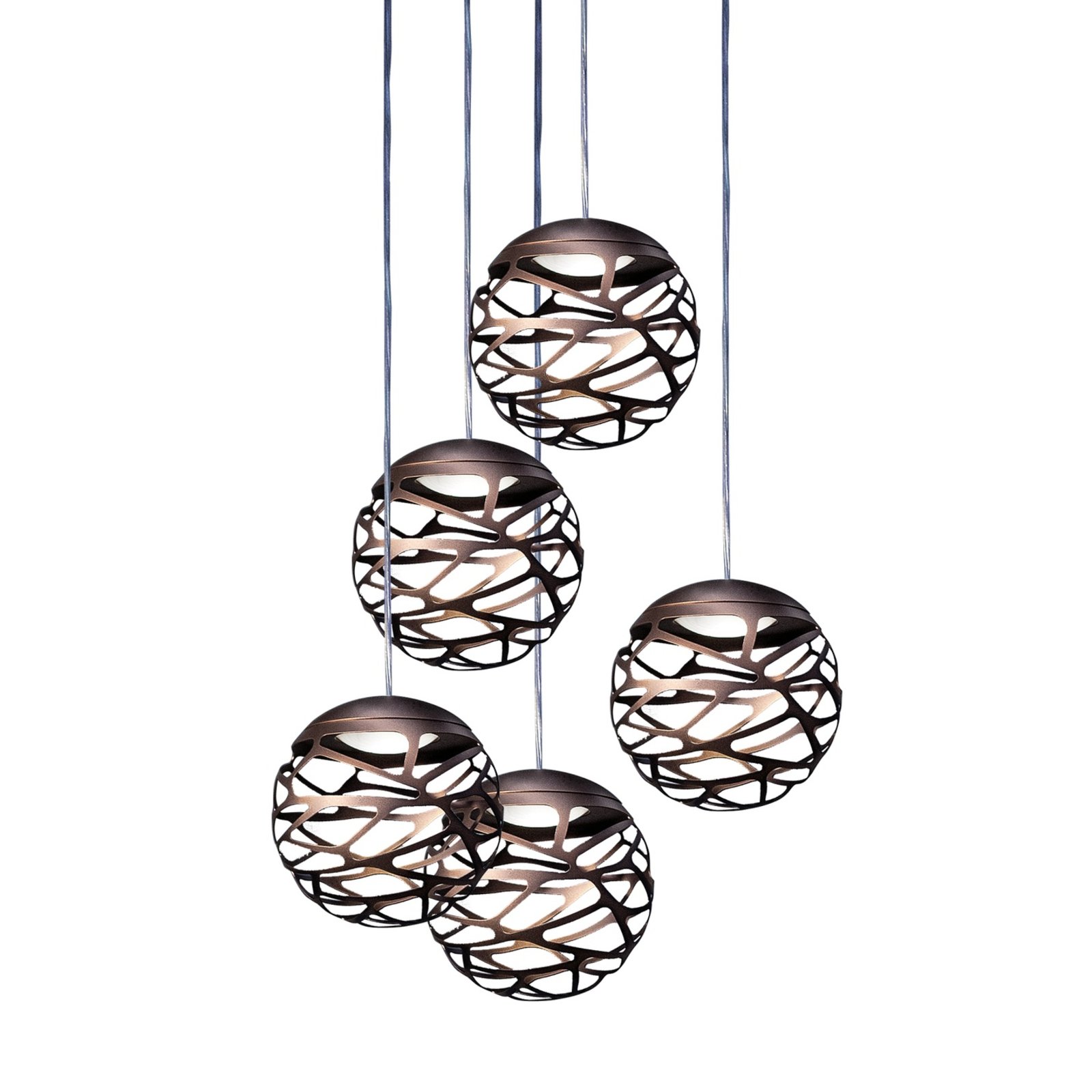 Kelly Cluster Sphere Lustră Pendul Copper/Bronze - Lodes