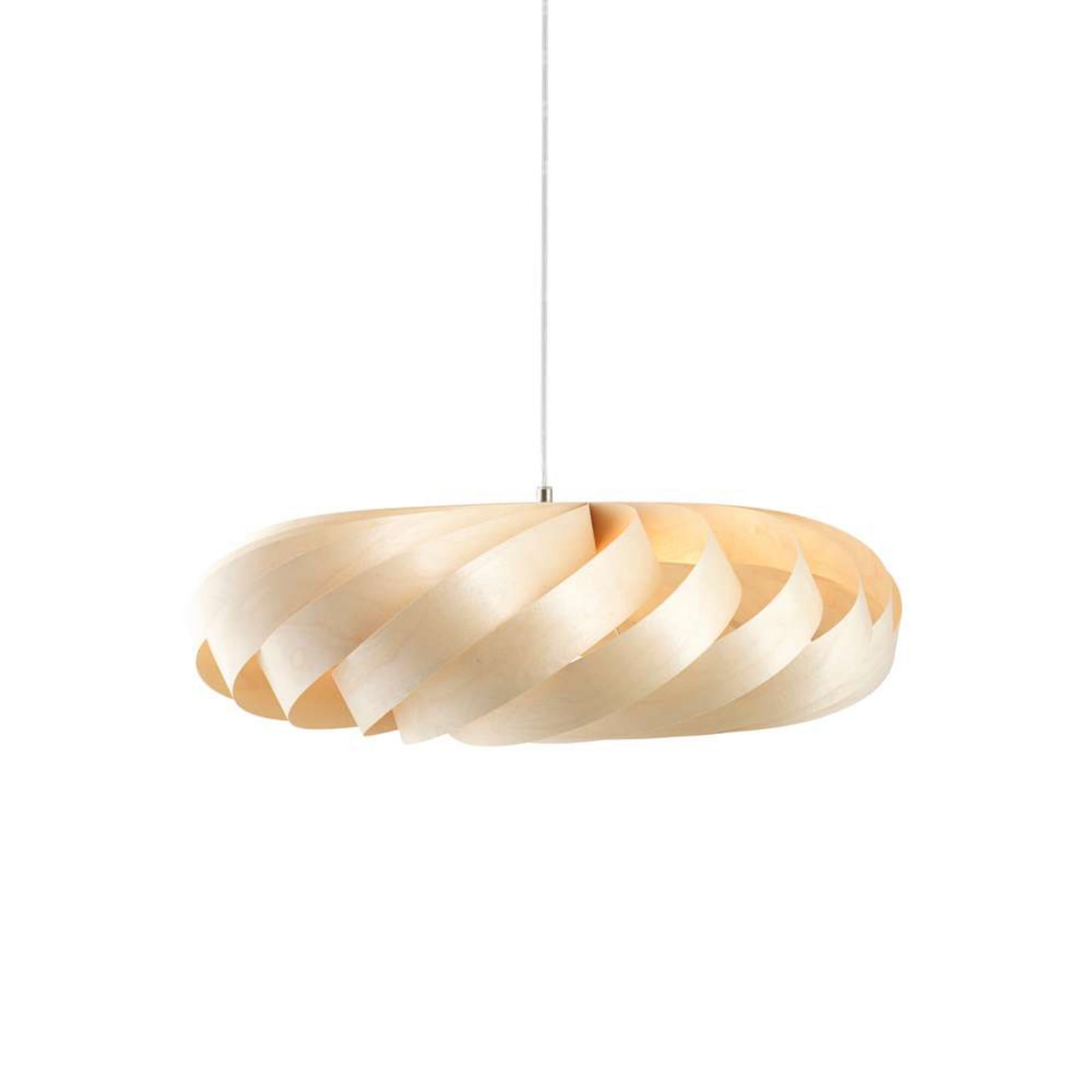 Lampada a sospensione Tom Rossau TR5, Ø 100 cm, colore naturale, legno di
