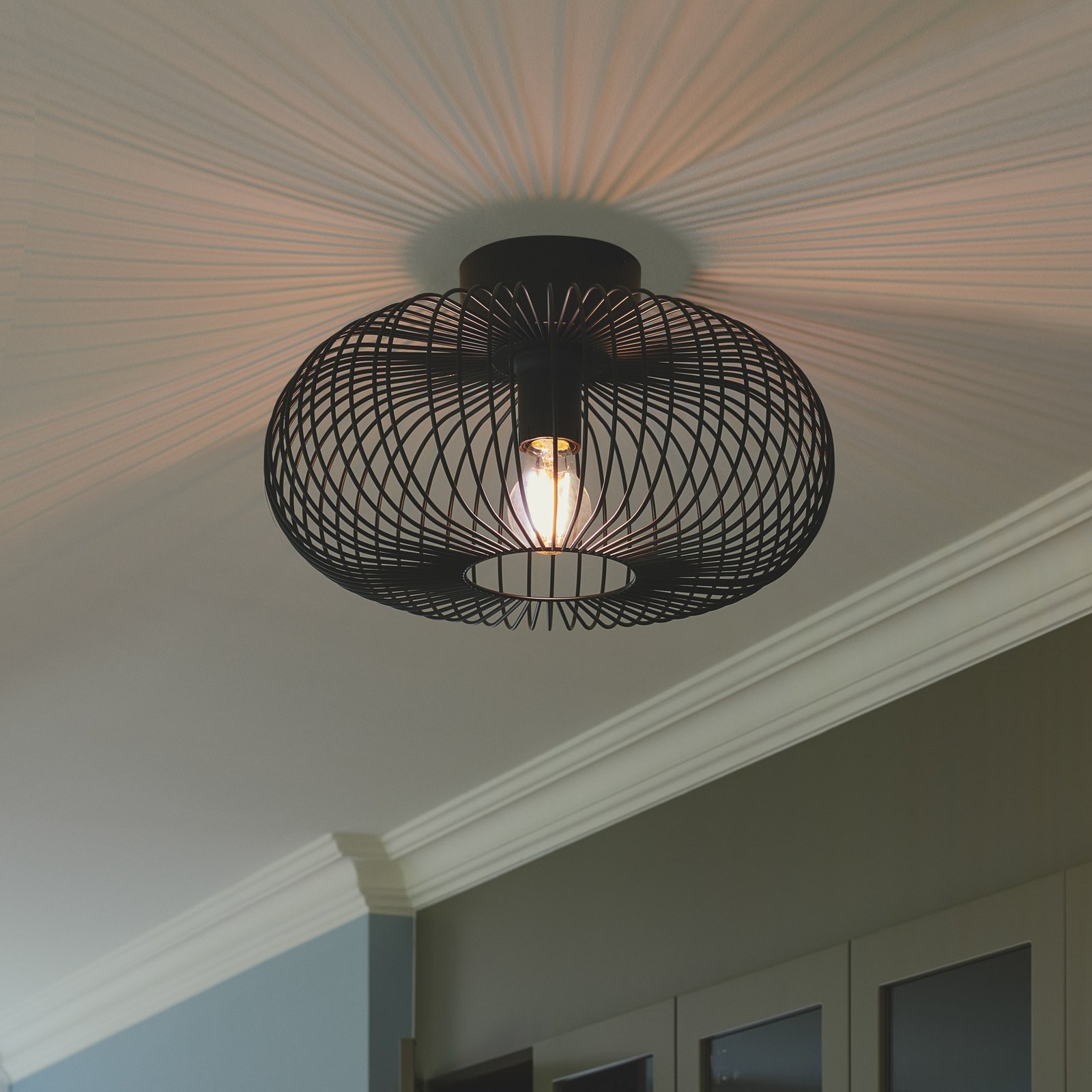 Beroni Candeeiro de Tecto Black - Nordlux