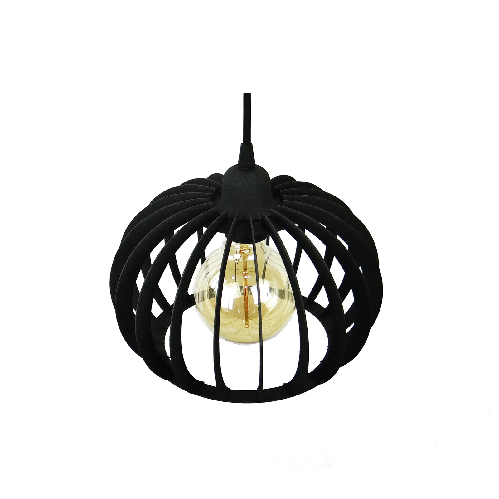 Kula hanglamp, 1-lamp, zwart