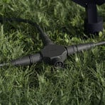 STEINEL Cross Connector, black, 24V Garden System