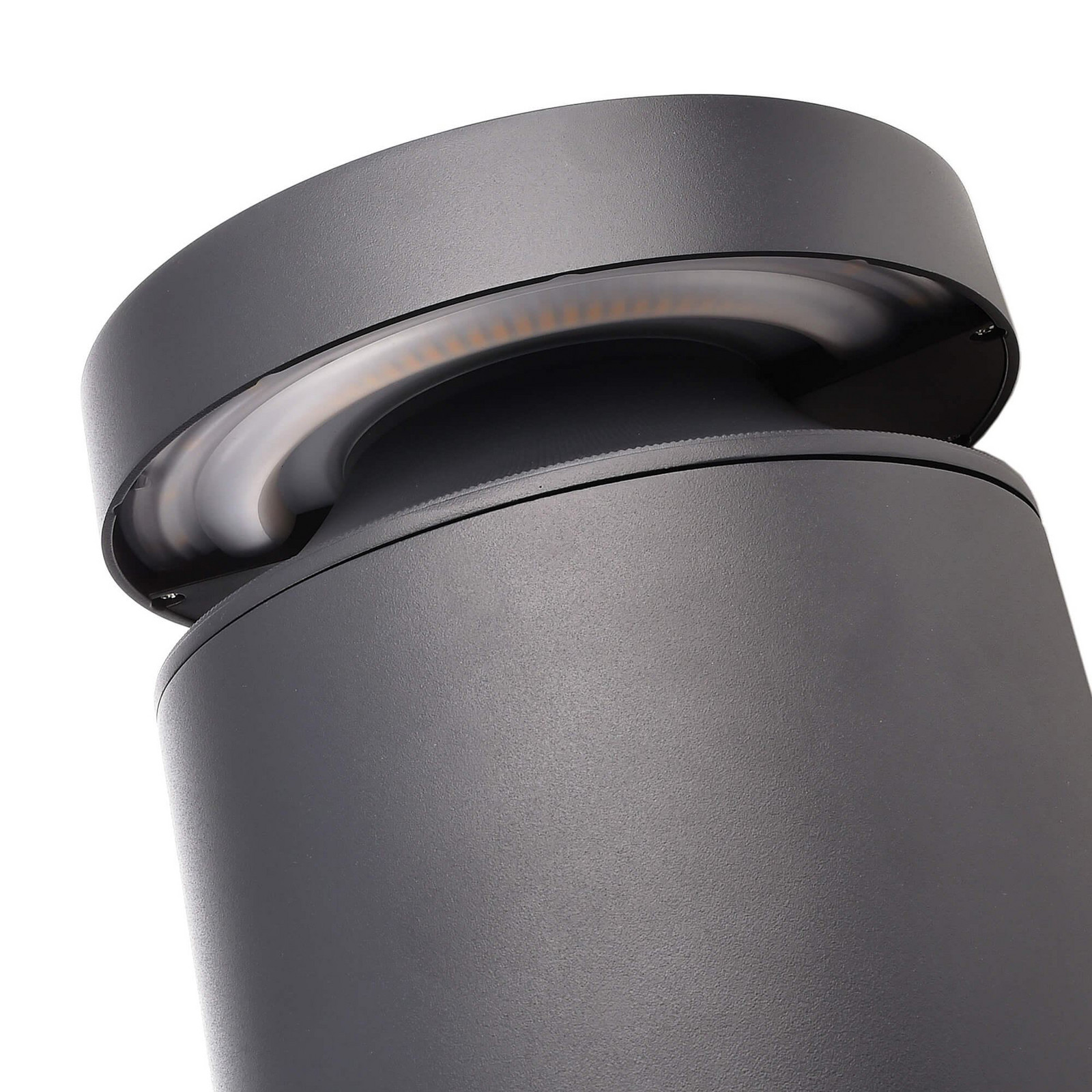 Deko-Light Lampă cu soclu Faro LED înălțime 25 cm gri închis DALI 3.000K - modern - Aluminiu