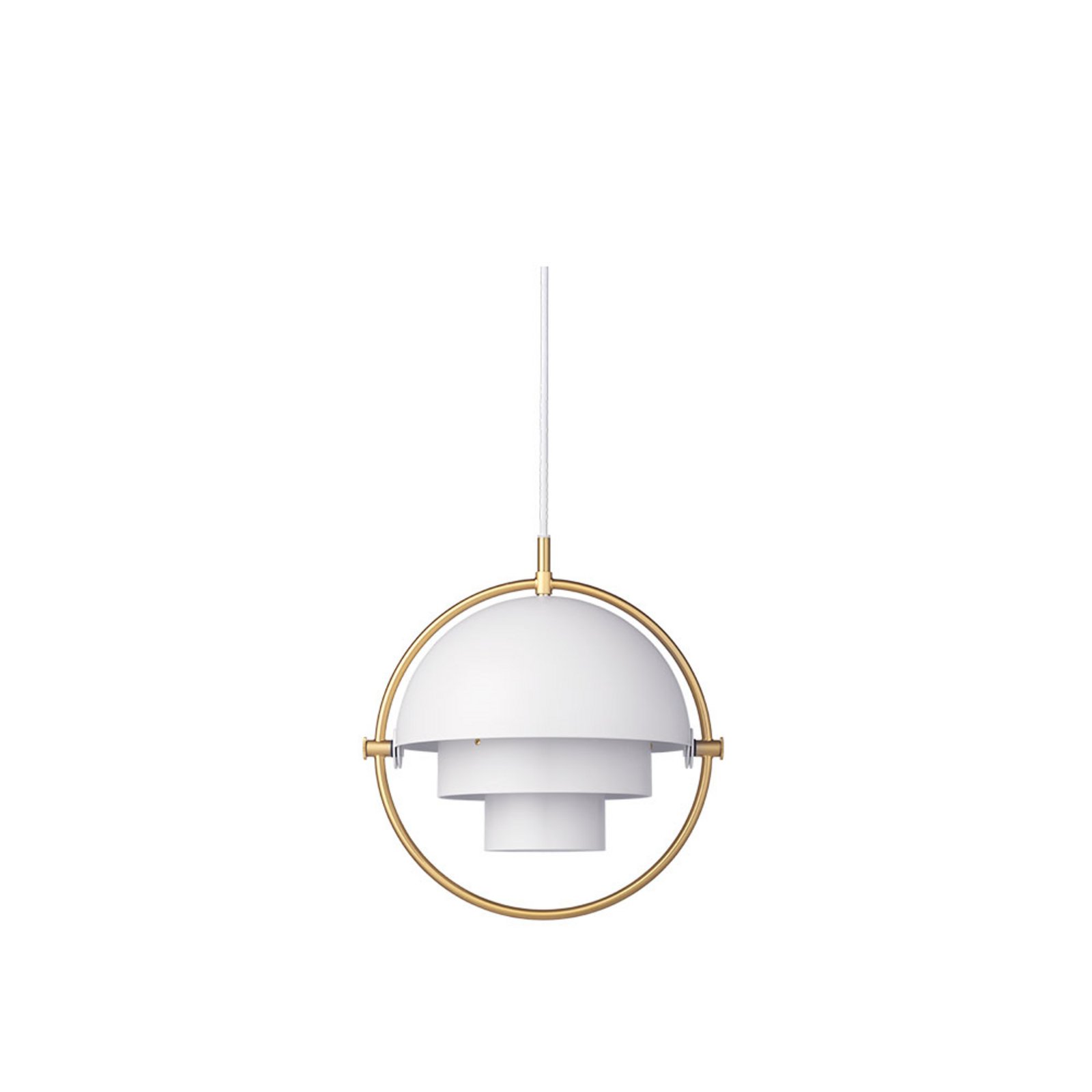 Multi-Lite Taklampa S Brass/White - GUBI