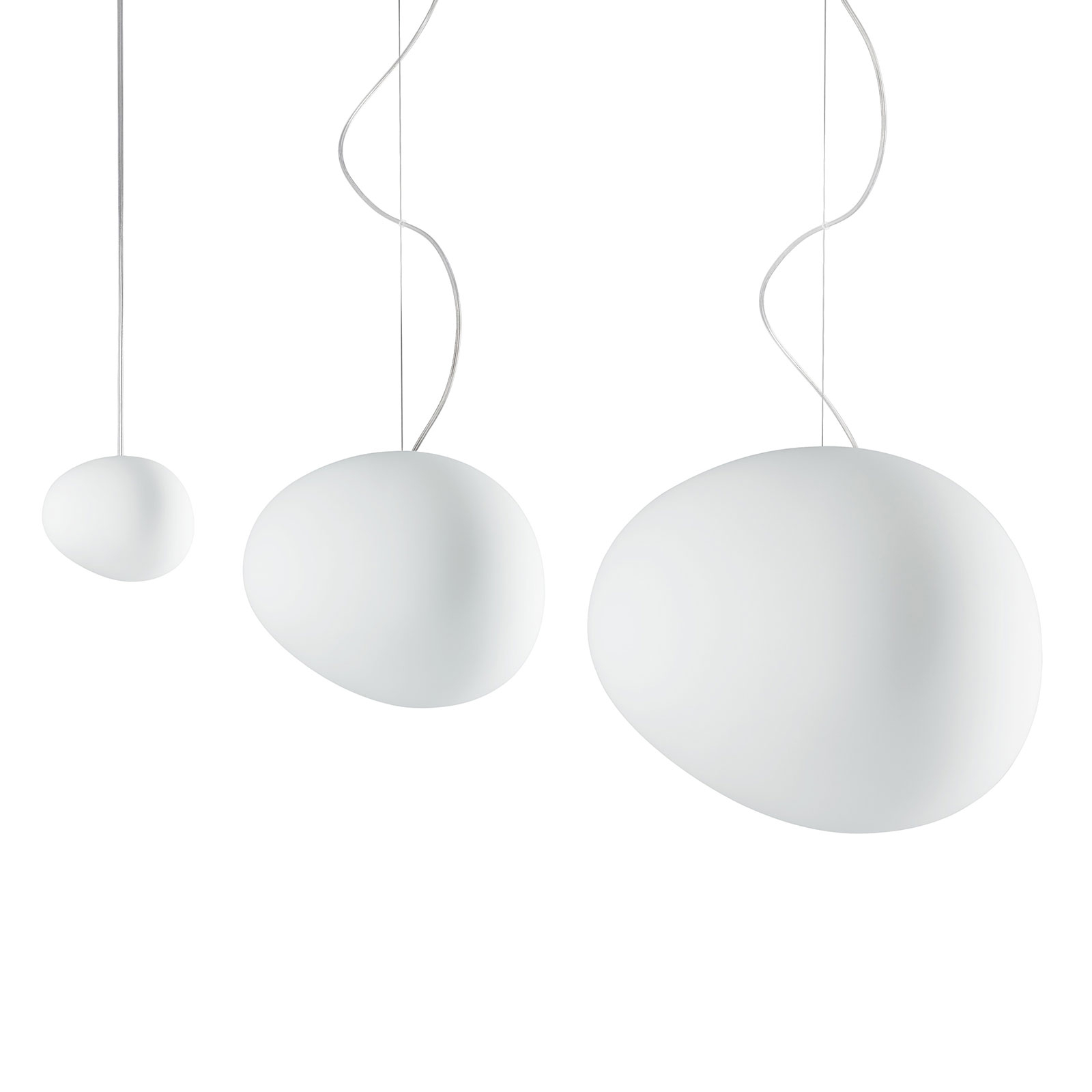 Foscarini Gregg piccola hanglamp, wit