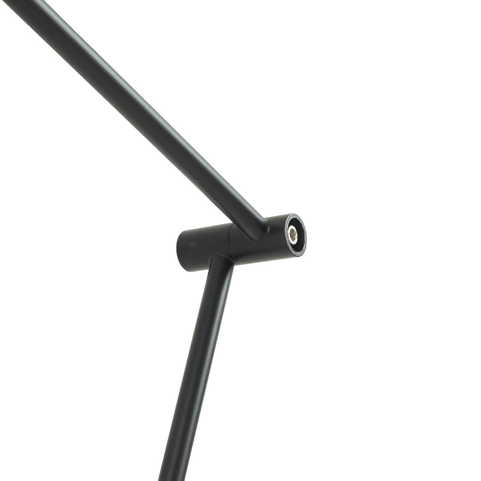 Lampa stojąca Lindby Jyla, 88 cm, matowa czerń, GX53, elastyczna