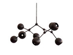 Drop Globe Mini Burned Black Chandelier - 101 Copenhagen