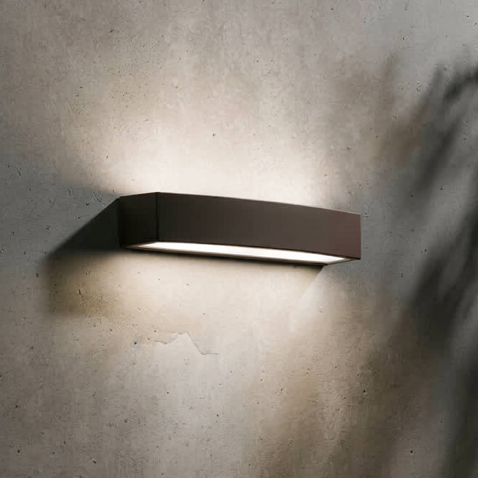 Ideallux Ideal Lux Applique d'extérieur Andromeda, café, largeur 45 cm E27