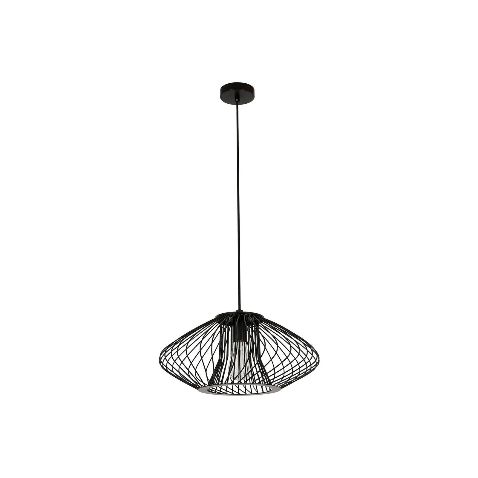 Beacon Hängelampe Pheonix Squat, schwarz, Metall, Ø 45 cm