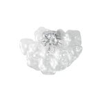 Plafonnier Diborah, transparent, Ø 49 cm, verre, G9 - Lucande