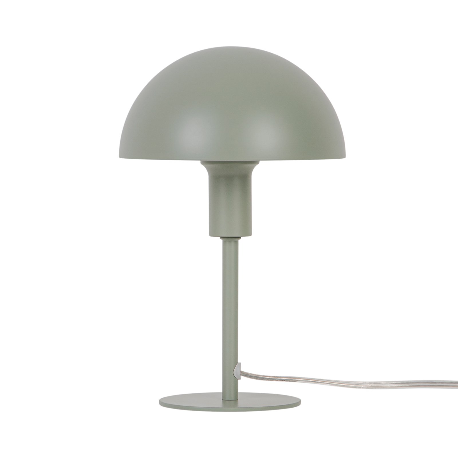 Lámpara de mesa Ellen Mini de metal, verde polvo