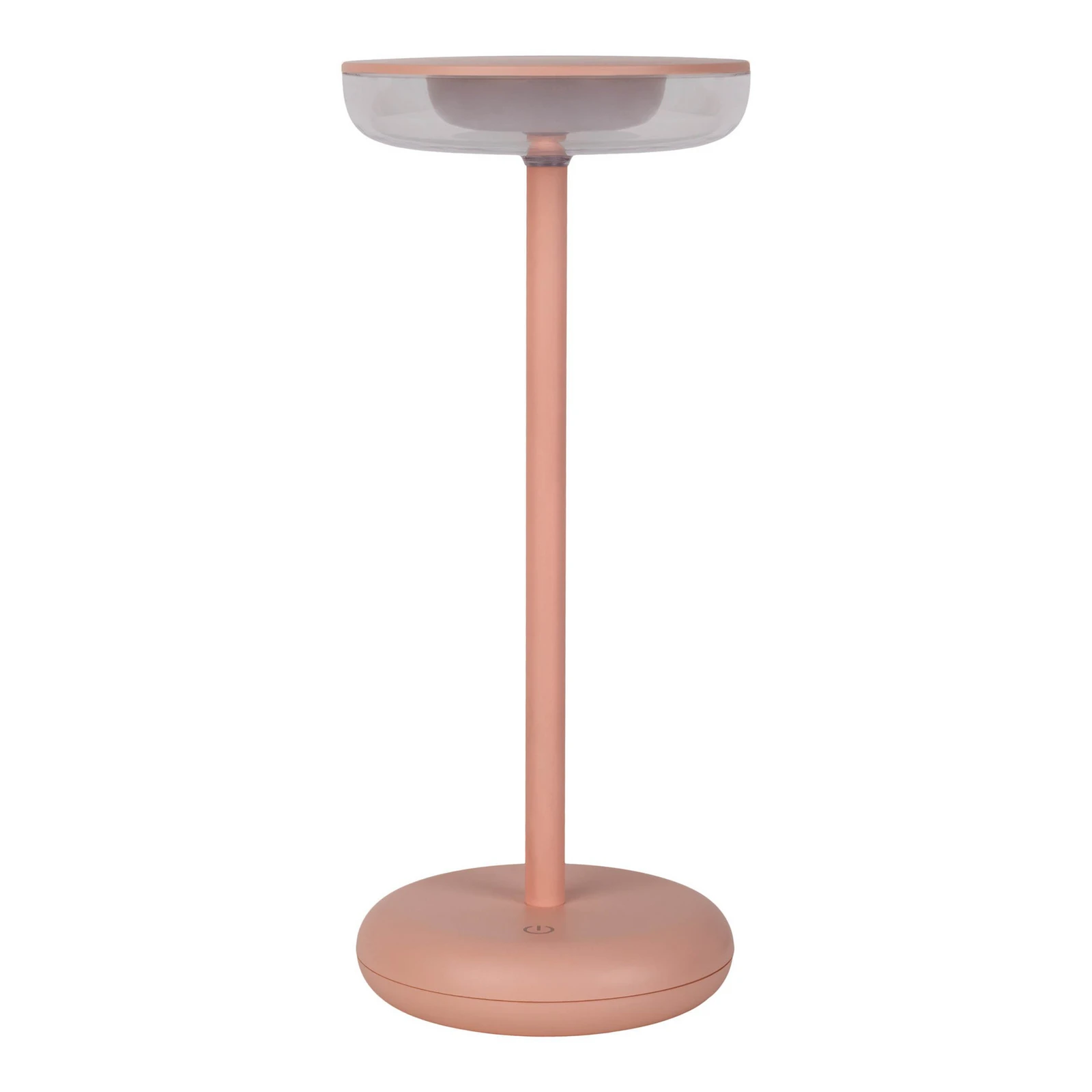 LED terraslamp Pasi, roze Hoogte 26 cm Metaal Touch