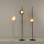 Milan Wire vloerlamp Ø 24 cm koper metallic/antraciet