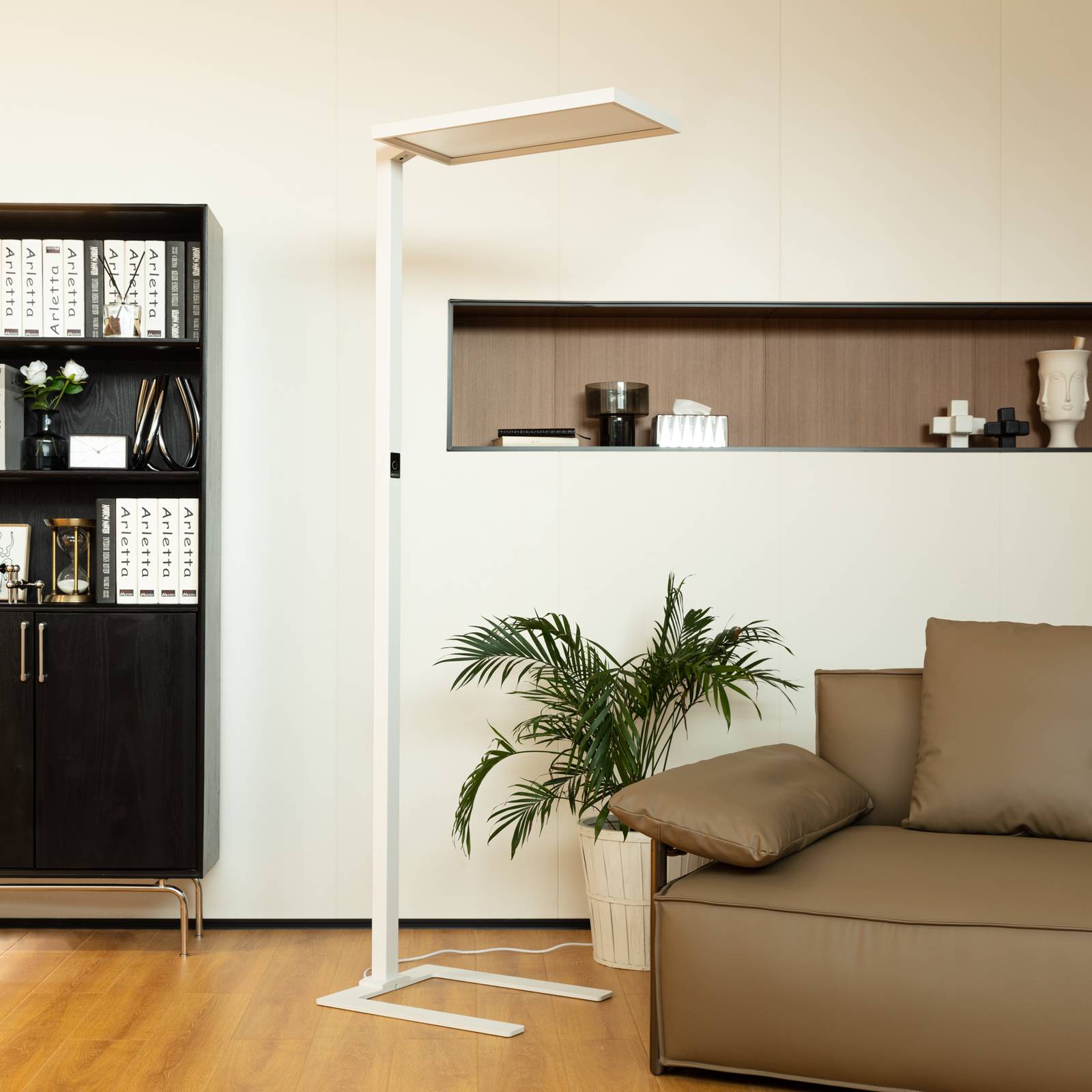 Arcchio Nelus LED-golvlampa till kontor sensor vit