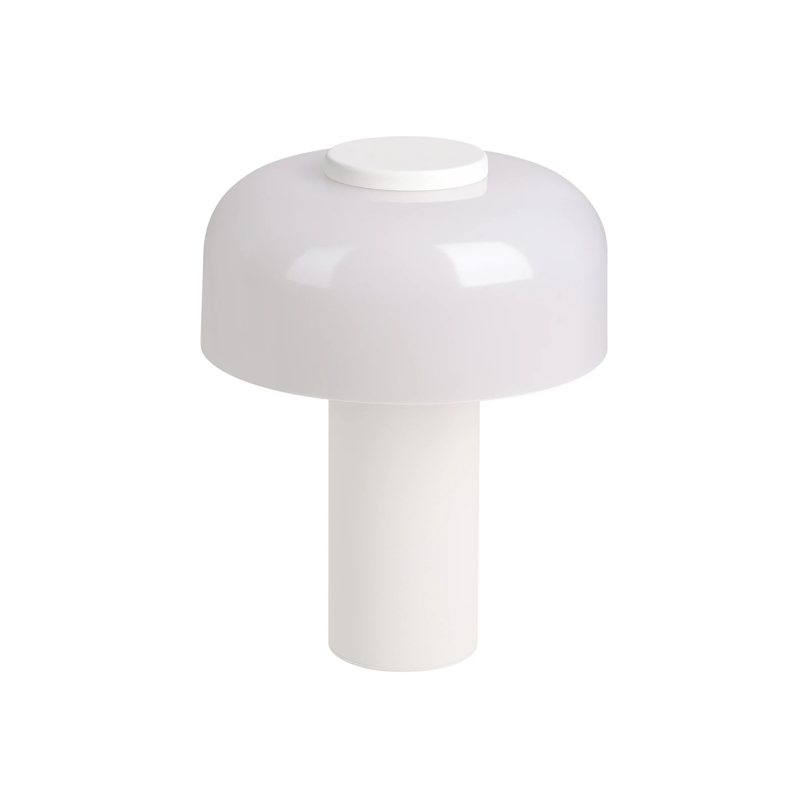 Candeeiro de mesa LED a bateria Ponente, Ø 16 cm, branco, CCT, regulável