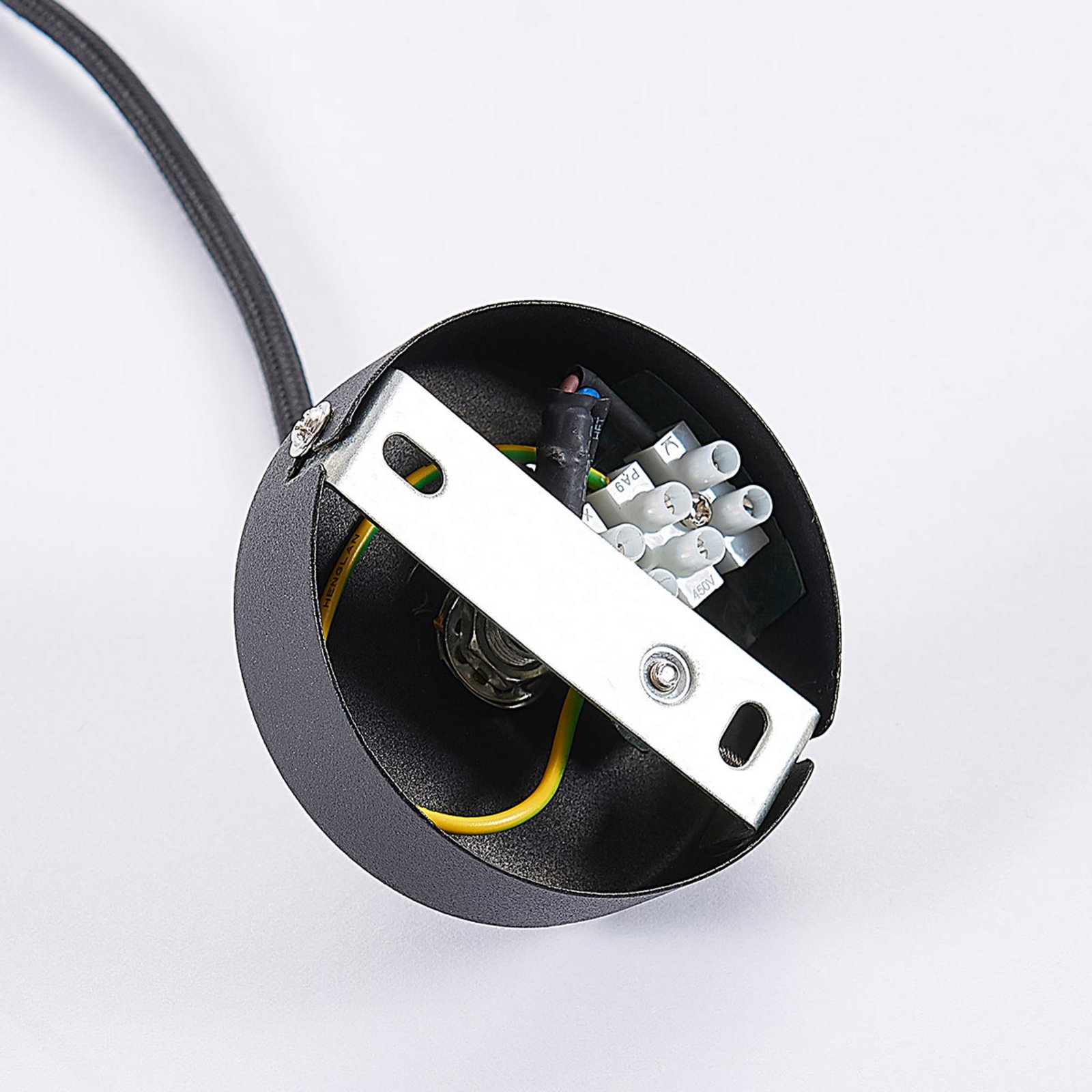 Jasminka 1 Pendelleuchte Black/Gold - Lindby