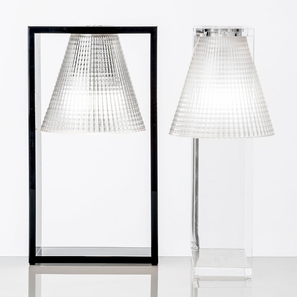 Kartell Light-Air Bordslampa Kristall/Svart, svart från Kartell