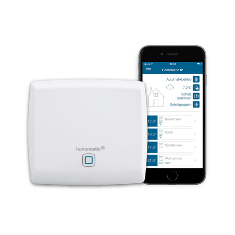 Homematic IP Access Point besturingscentrum, Cloud