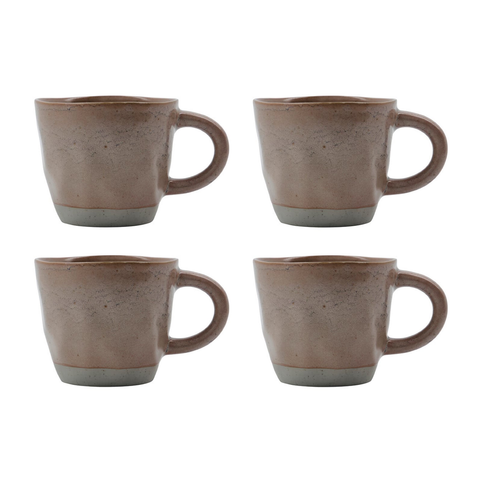 Tazza HDVida, rosa, ceramica, Ø 9 cm, set da 4 - House Doctor