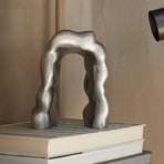 ferm LIVING Skulptur Morf, borstad, höjd 18,5 cm, aluminium