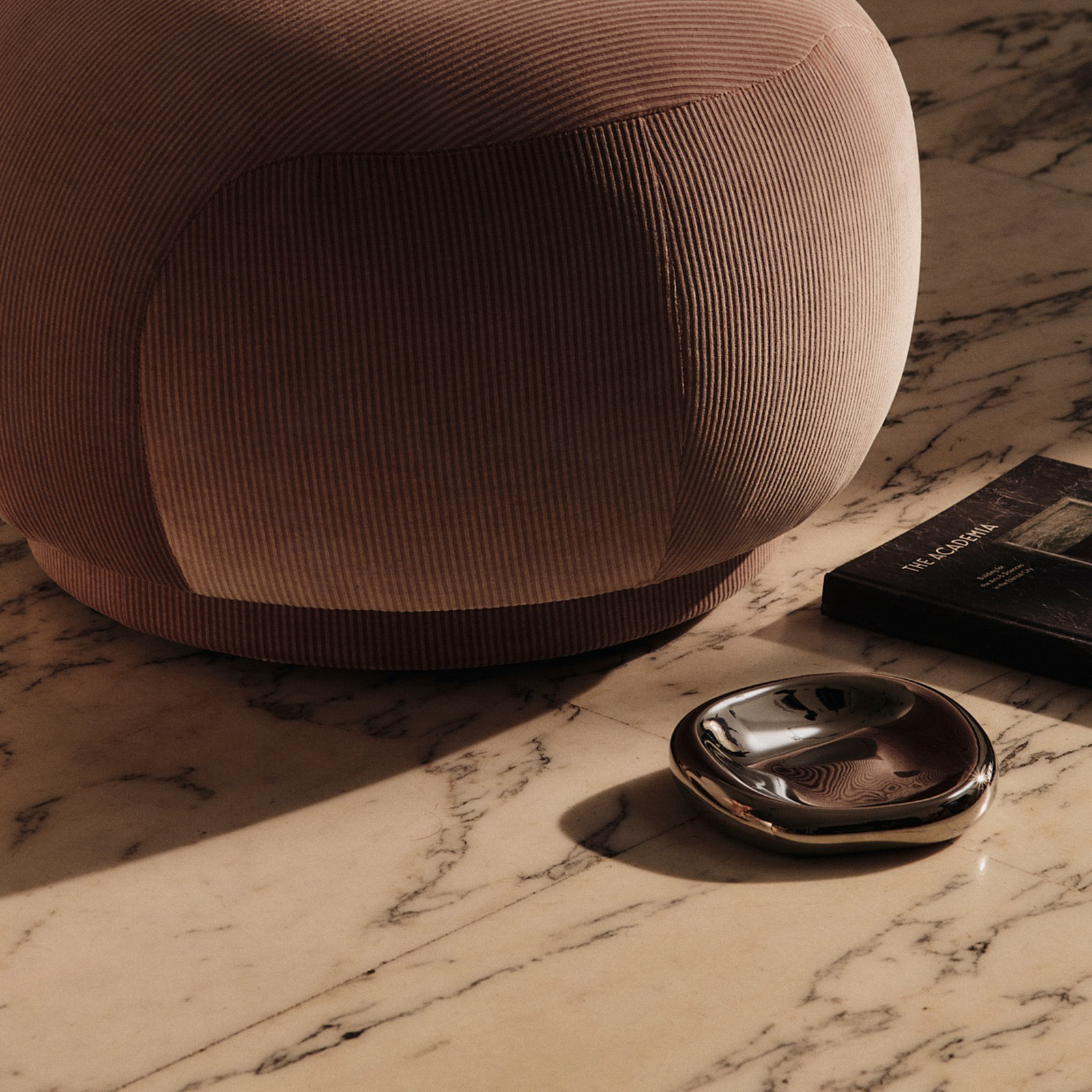 Bellure Schale, silber, galvanisiert, Ø 17 cm - ferm LIVING