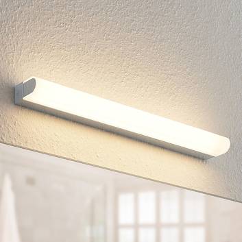 Arcchio Mourice LED-vegglampe, IP44, krom, 55 cm