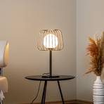 Ladore table lamp, cage, black-chrome