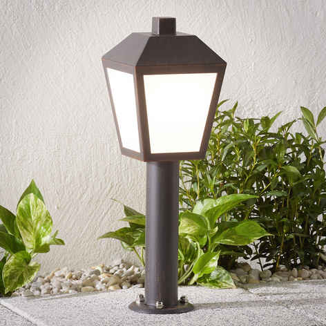 LED-Sockelleuchte Bendix in Laternenform