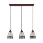 Millina 3 Pendant Rust/Clear - Lindby