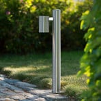 Tuinpadverlichting ARNE, chroomkleurig, 1-lamp. Hoogte 50 cm IP44 GU10-LED