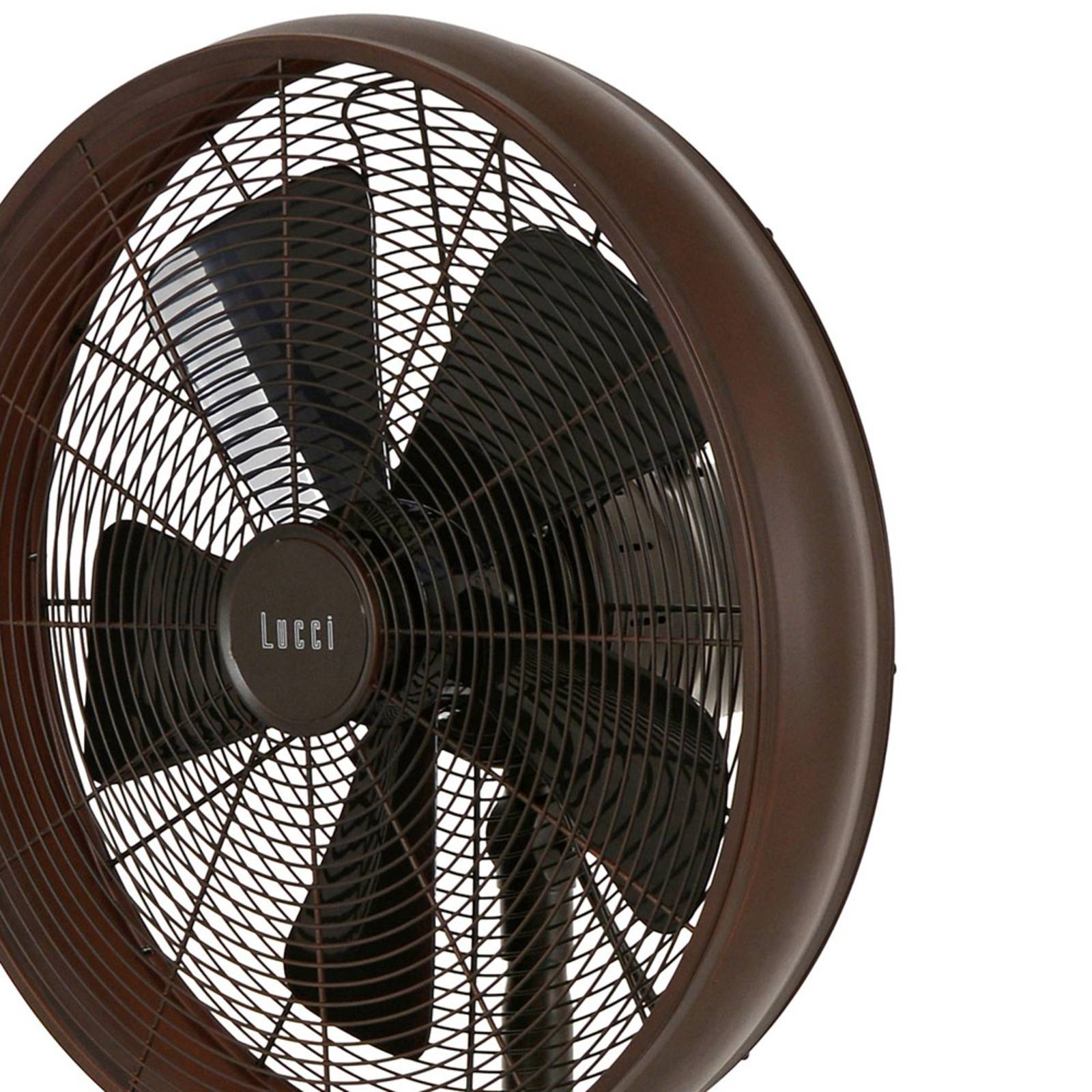 E-shop Podstavný ventilátor Beacon Breeze bronzovej farby, okrúhla základňa, tichý