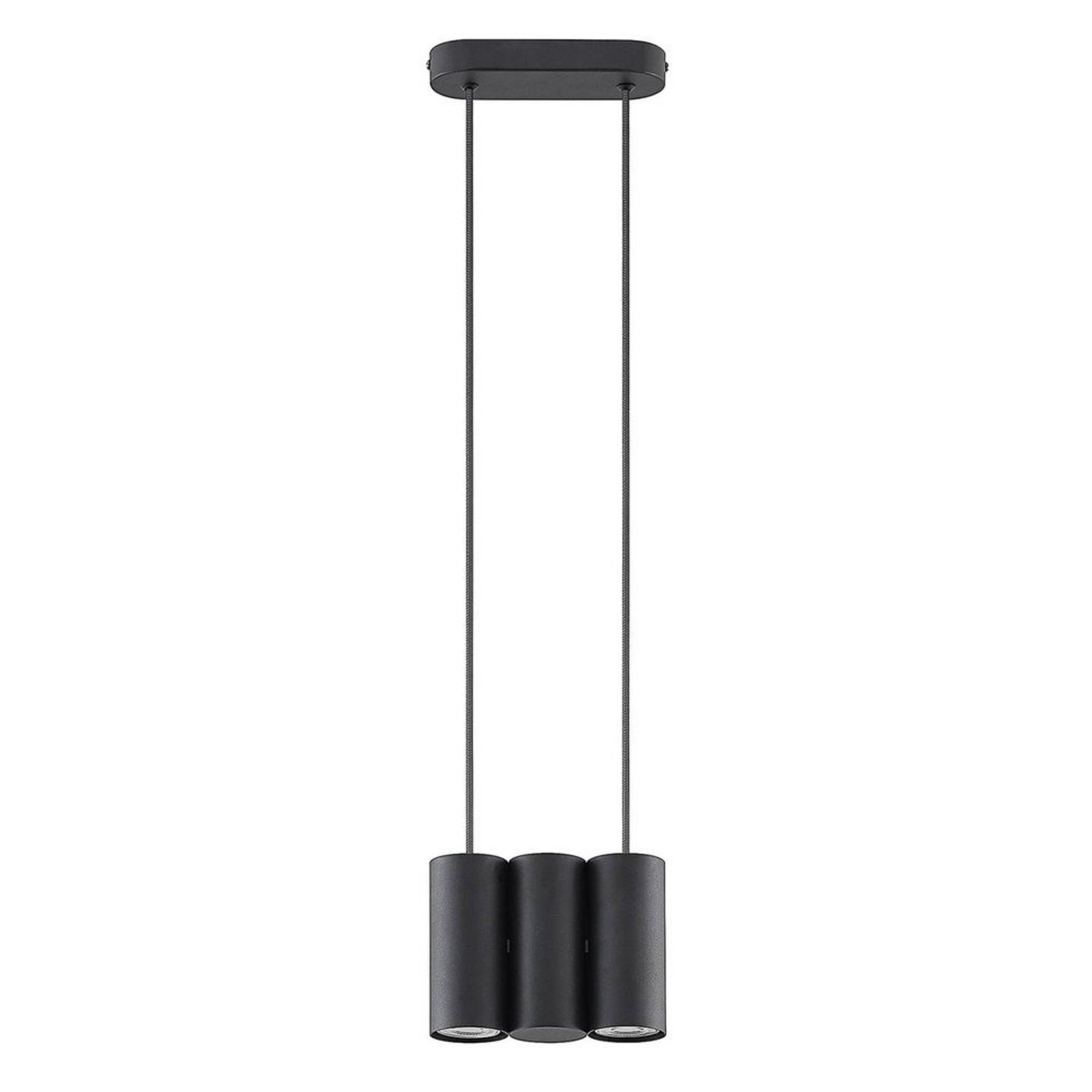 Cesur 3 Lustră Pendul Black - Lucande