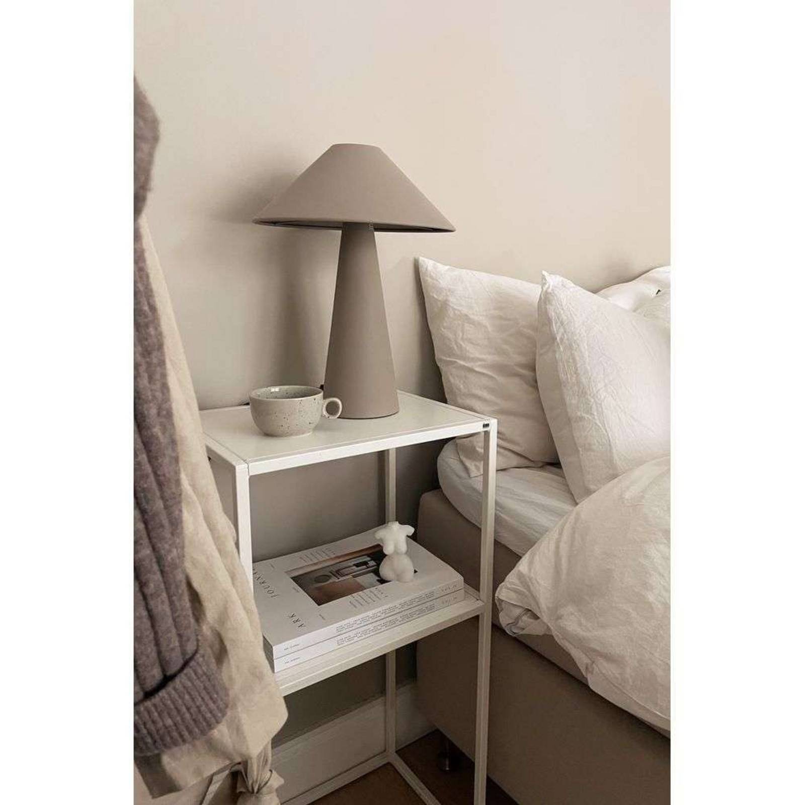  Globen Lighting Globen Lighting Tischleuchte Cannes, Beige, Höhe 40 Cm 