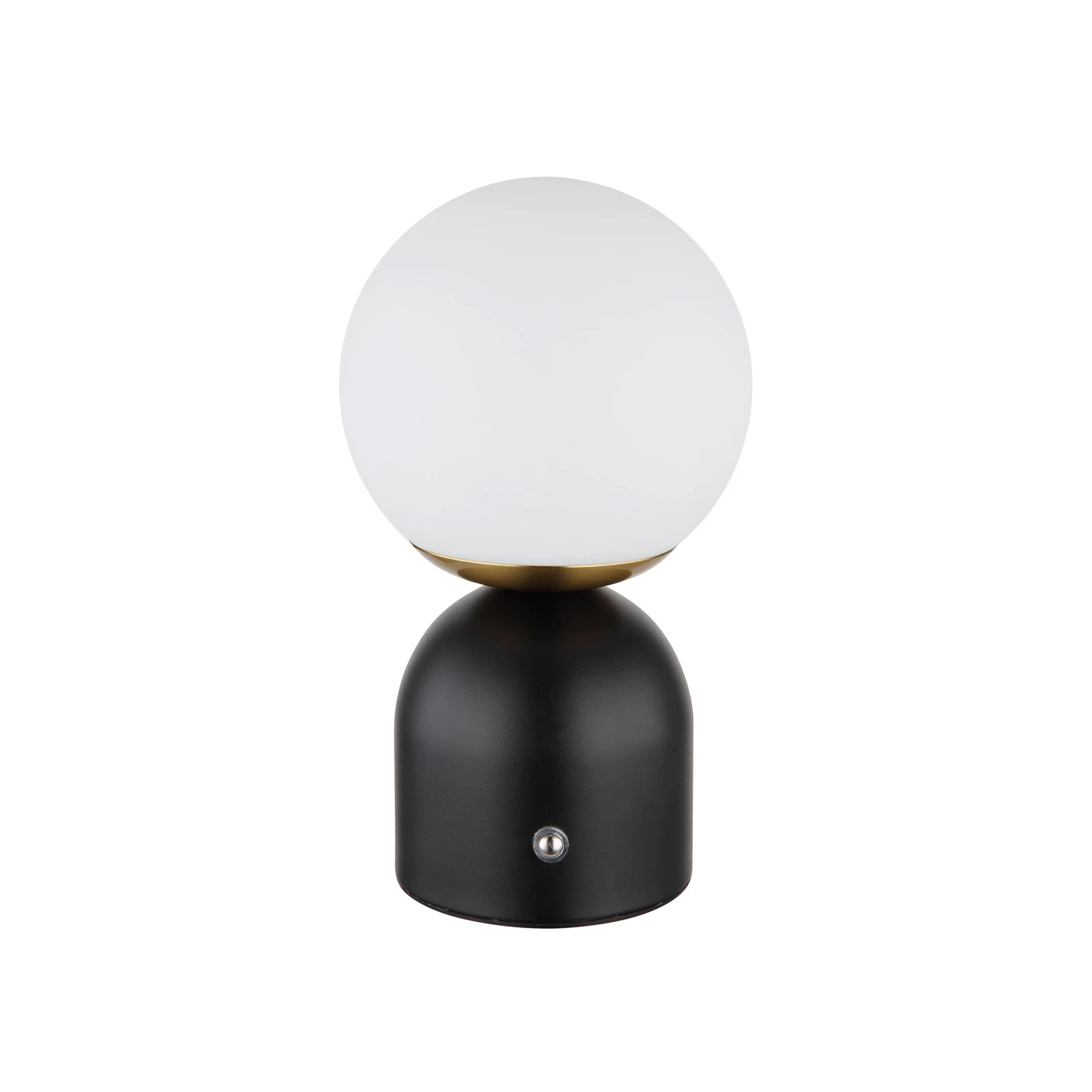 LED-Akku-Tischlampe Julsy, schwarz, Höhe 21 cm, Metall, CCT