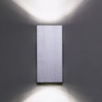 Milan Dau Double - vägglampa aluminium