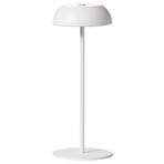 Designerska lampa stołowa LED Axolight Float, biała