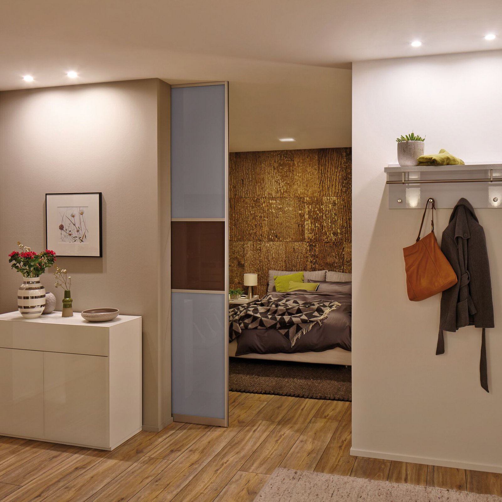 Paulmann vestavné LED podhledové svítidlo Nova, bílá Ø 8 cm GU10-LED IP44, sada