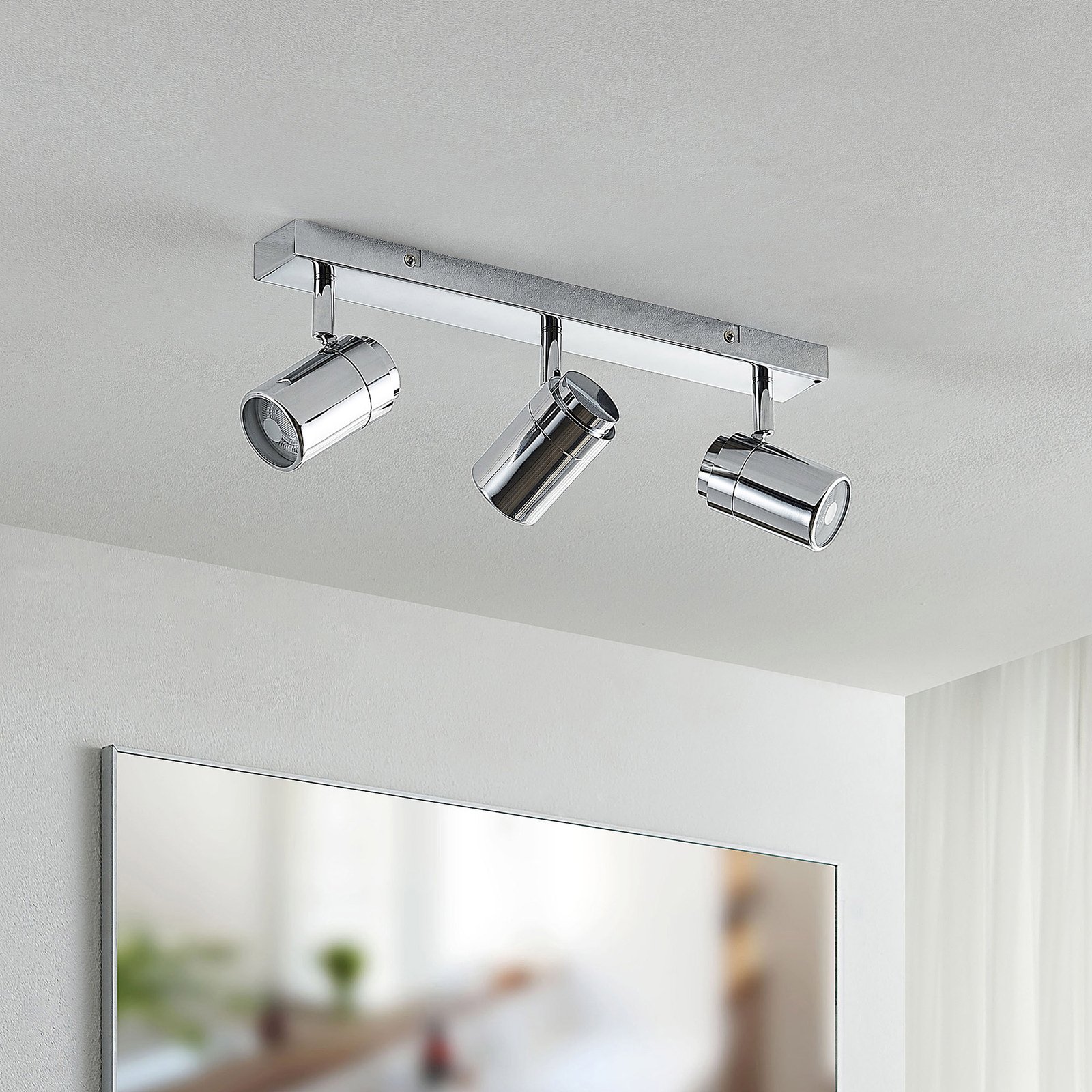 Remilan 3 Deckenleuchte Chrome - Lindby