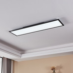 EGLO connect Salobrena-Z LED-Deckenlampe, 120x30cm, schwarz