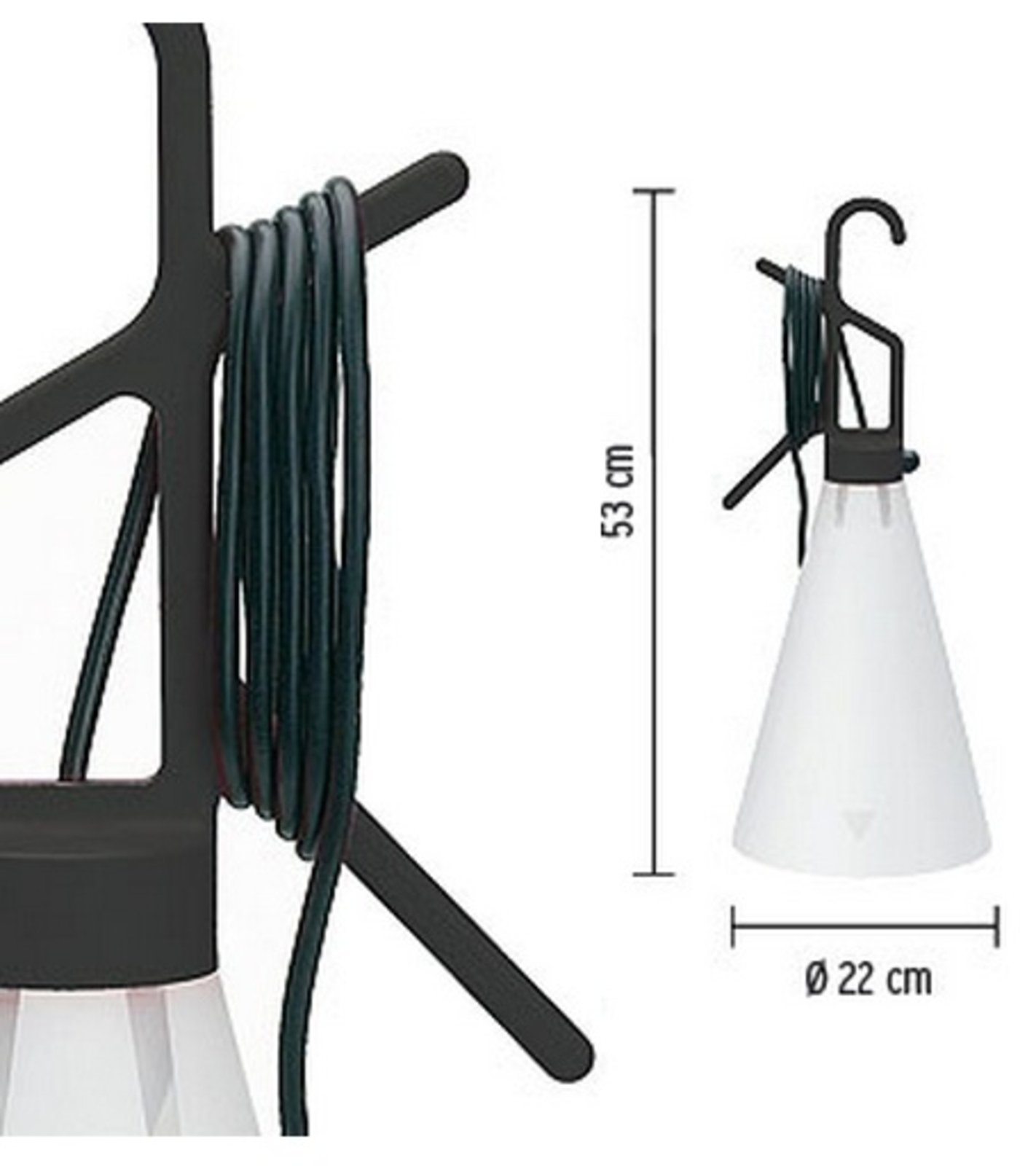 Mayday Work Lamp Black - Flos