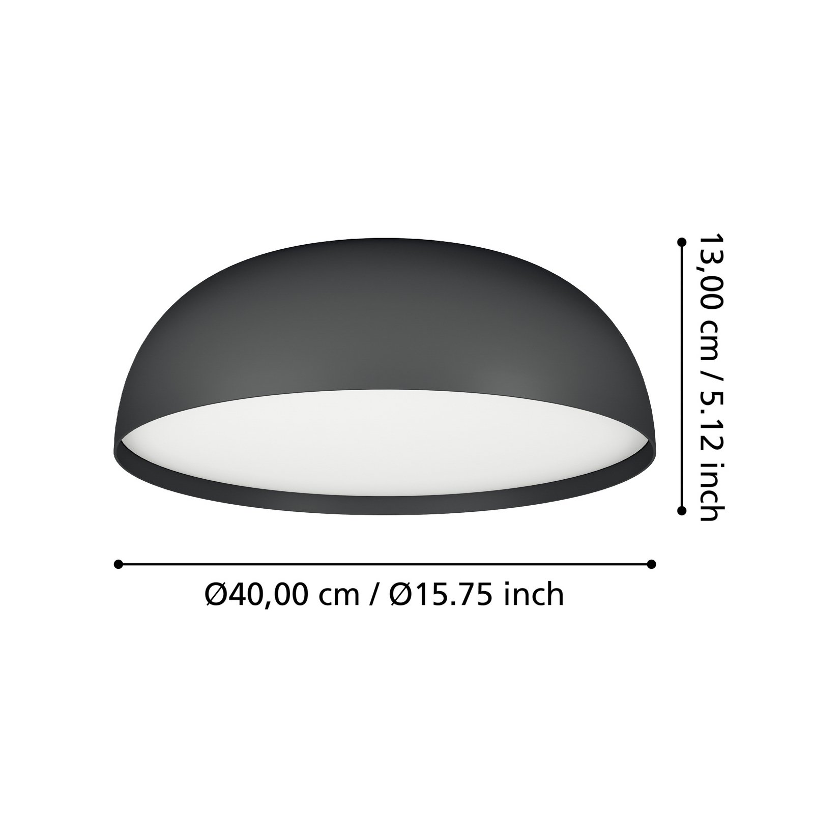 EGLO connect Smart LED ceiling light Tollos-Z, Ø 40 cm EGLO connect Smart LED ceiling light Tollos-Z, Ø 40 cm