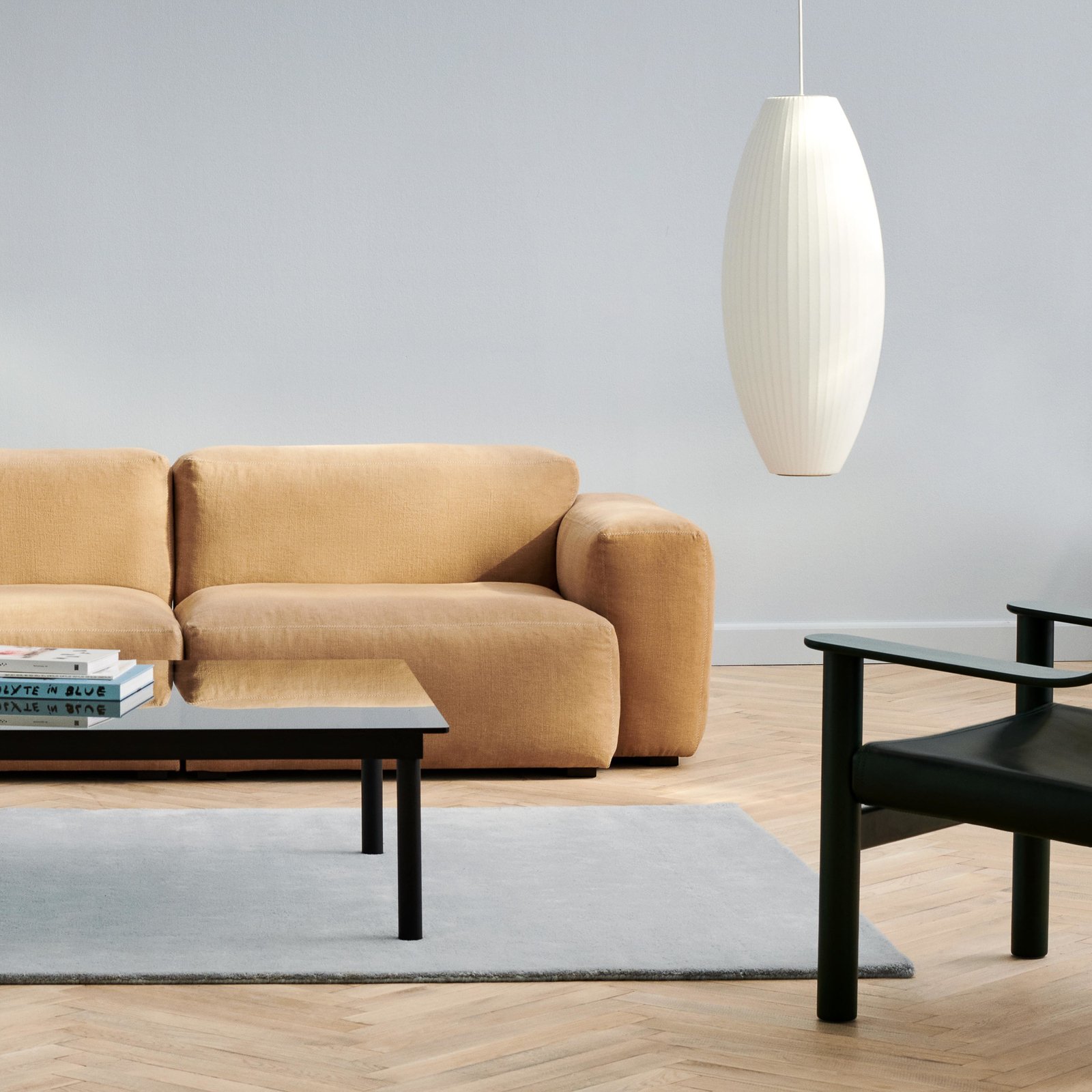 Nelson Cigar Bubble Hanglamp L Off-White - Herman Miller