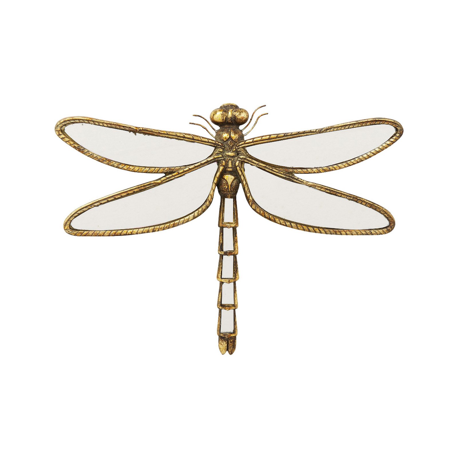 KARE Dragonfly Mirror väggföremål, polyresin, glas, guld