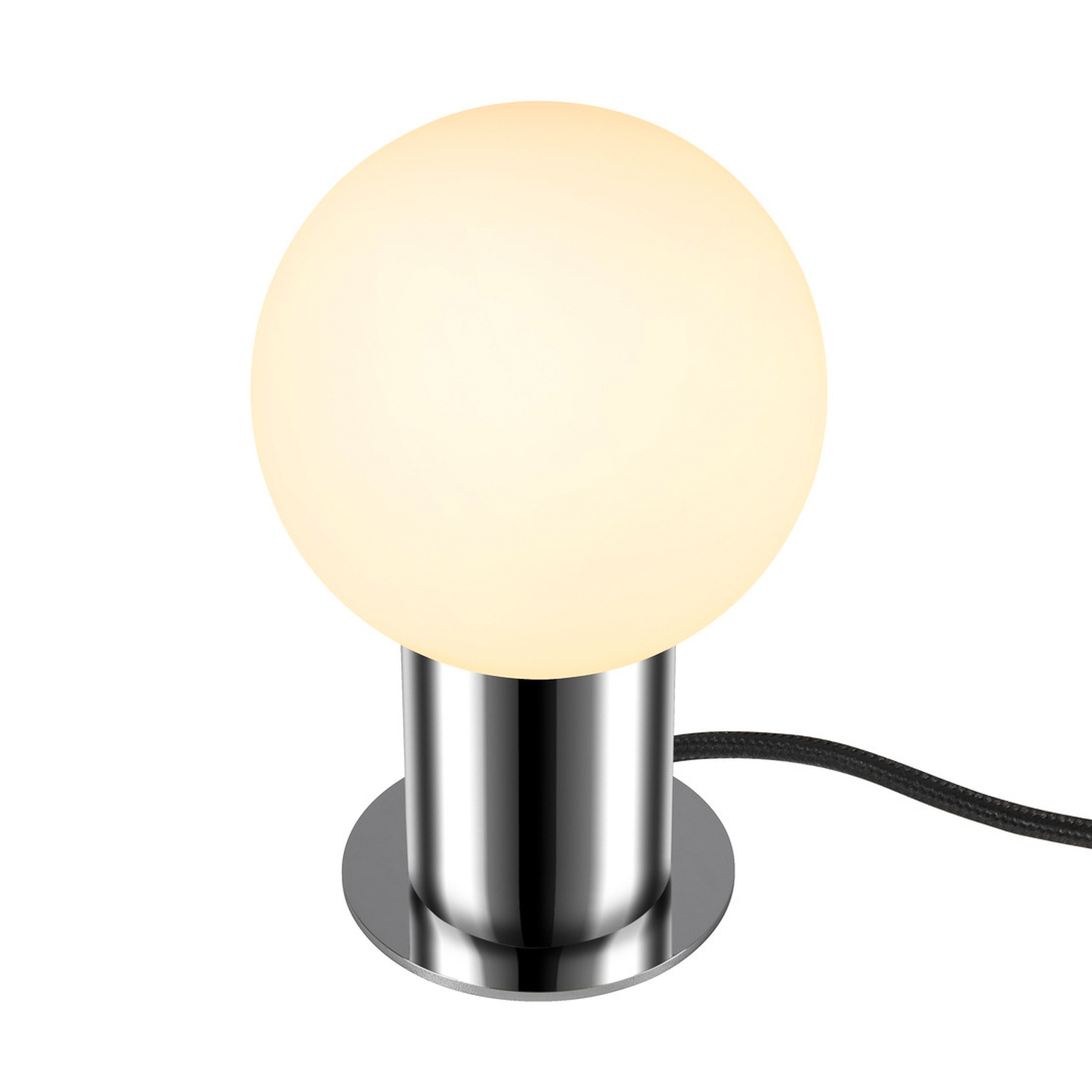SLV Varyt stalinė lempa, chromas, aliuminis, aukštis 19,2 cm