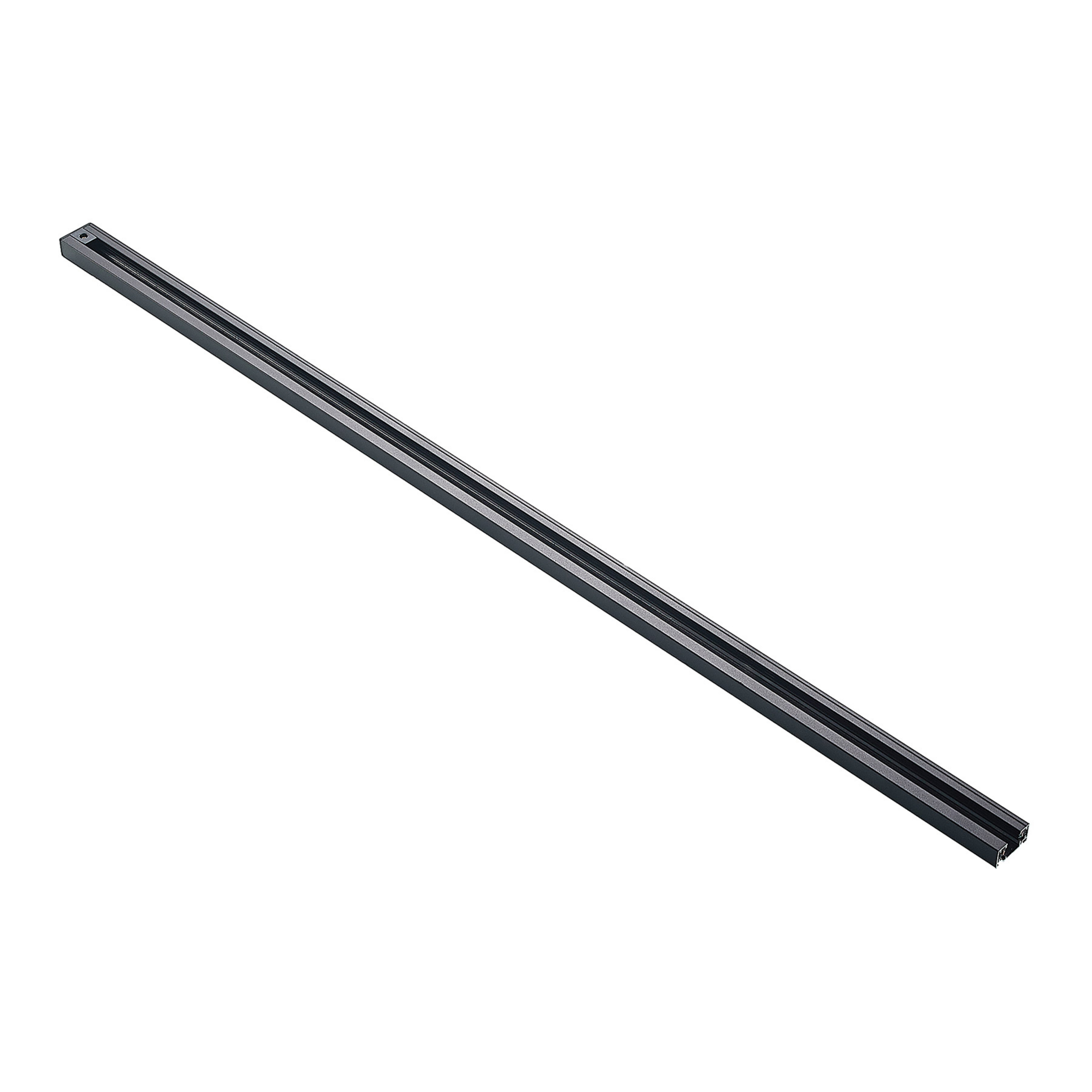 Lindby Stromschiene Linaro, 1 m, schwarz, 1-Phasen-System