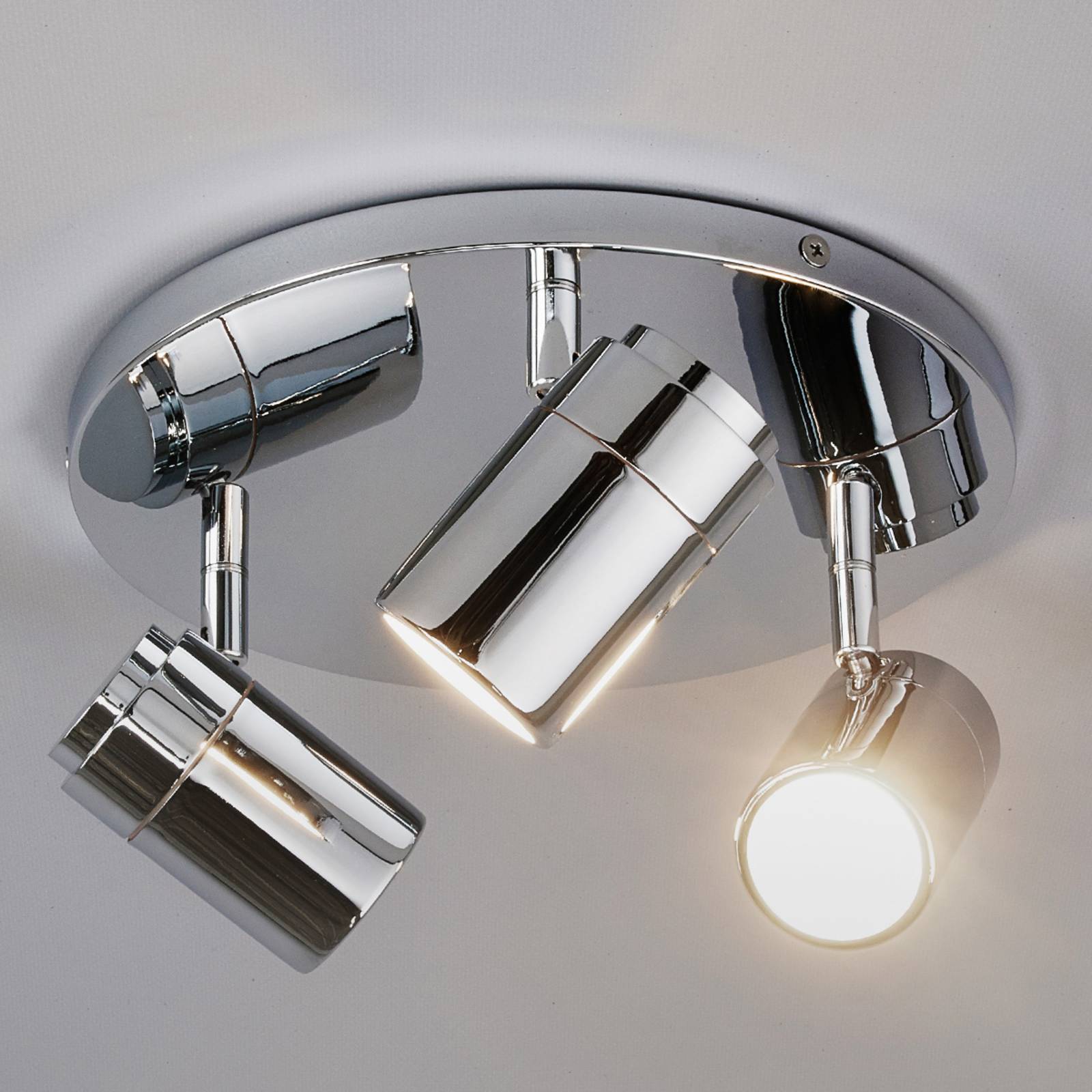 Lindby Ceiling Light - Hallway - dimmable - Modern - Silver