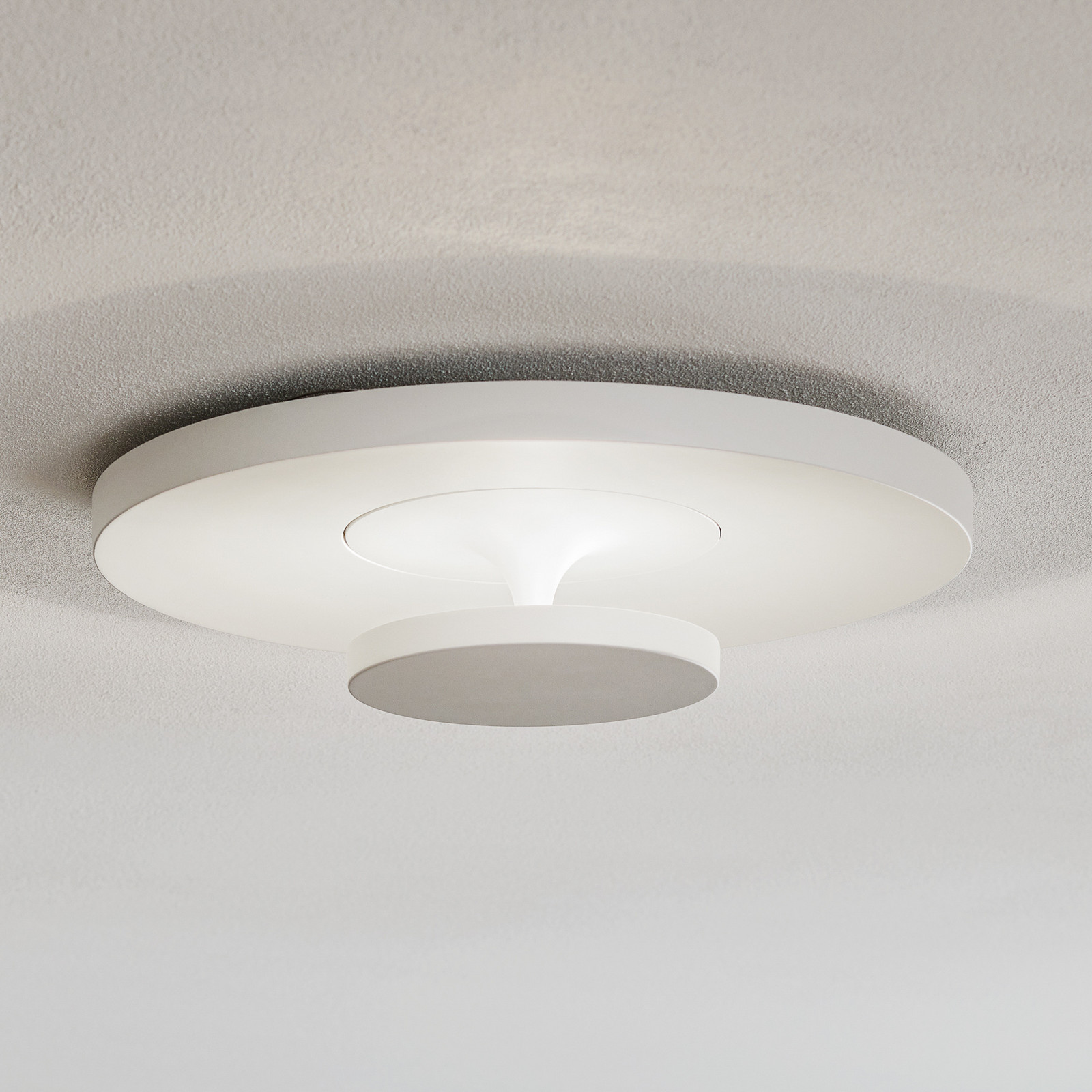 Egger Licht EGG DLS LED plafonieră LED Sunny alb Ø 38 cm - Camera de zi / sufragerie - modern - Metal