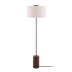 Bosco Stehlampe, creme/braun, Höhe 144 cm - Globen Lighting