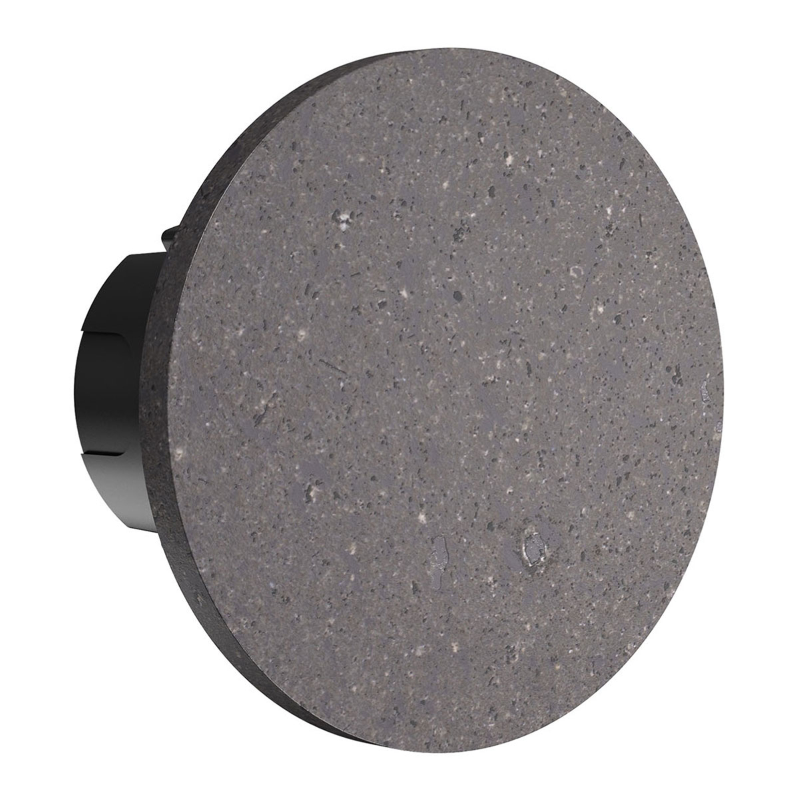 Flos Camouflage 140 LED rec. wall lamp IP65, basalt, aluminium, 8 W, energy efficiency: A+