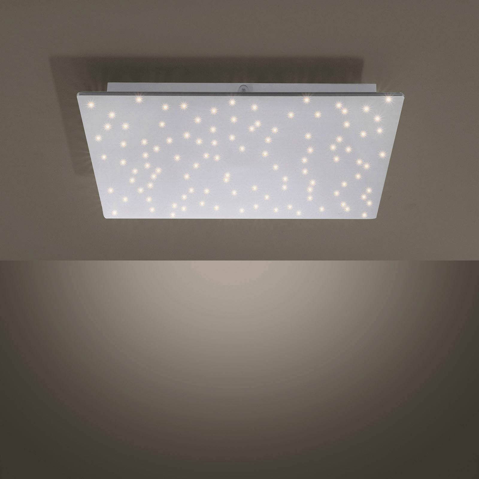 Lampa sufitowa LED Sparkle CCT dim stal 45x45cm